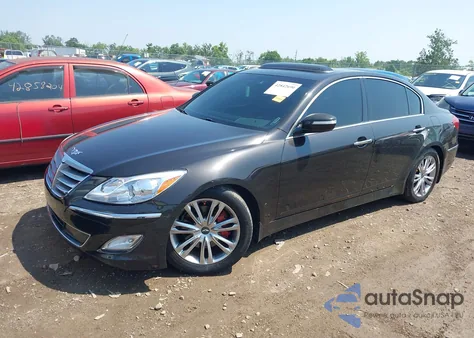 2014 Hyundai Genesis 3.8 z USA, uszkodzony, nr VIN KMHGC4DD0EU265331